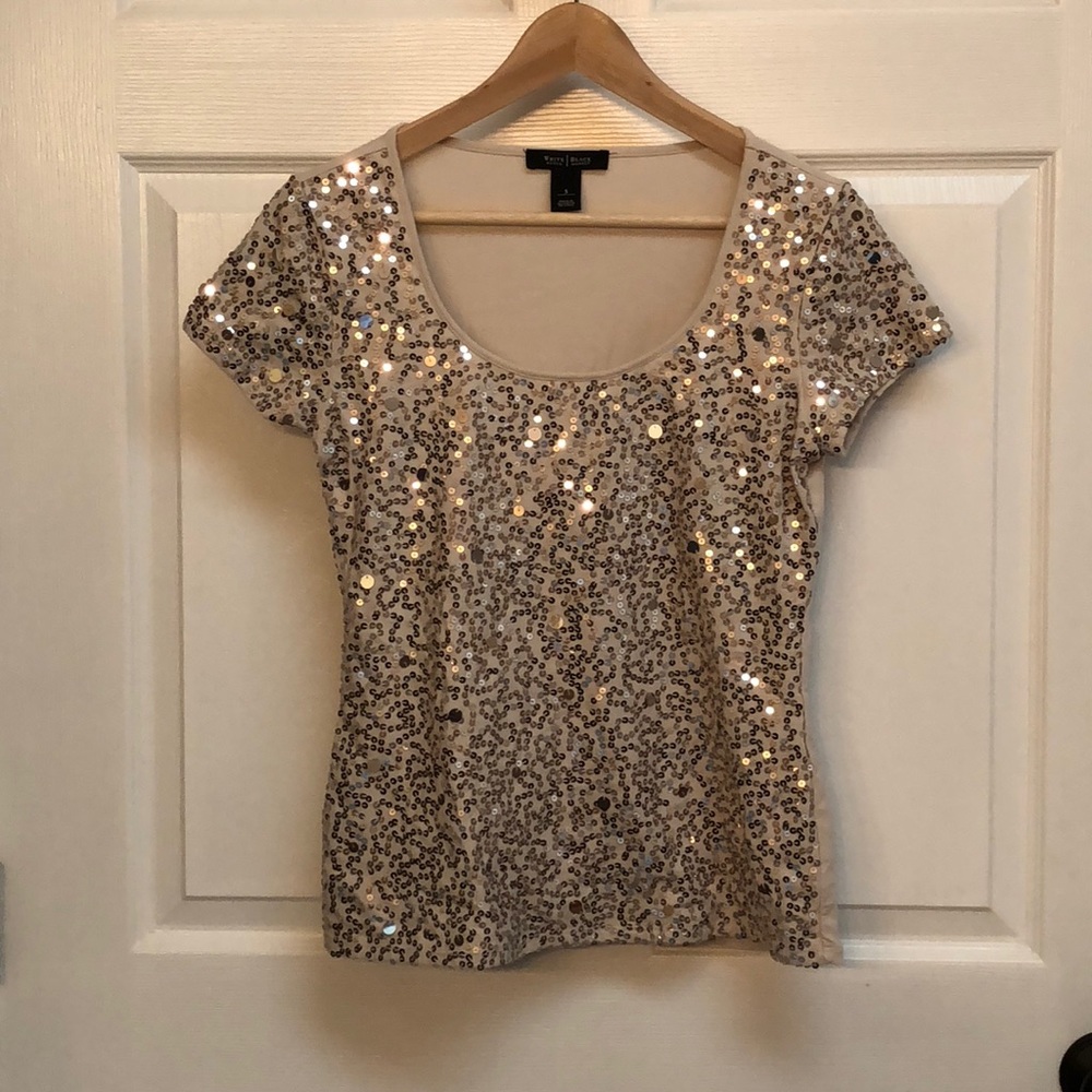 WHBM Sequin Tee